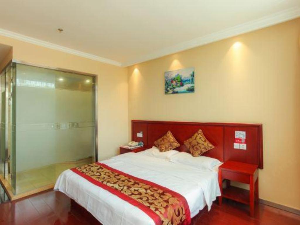 Greentree Inn Jiangsu Nantong Qidong Bus Station Express Hotel Hexingzhen Eksteriør billede