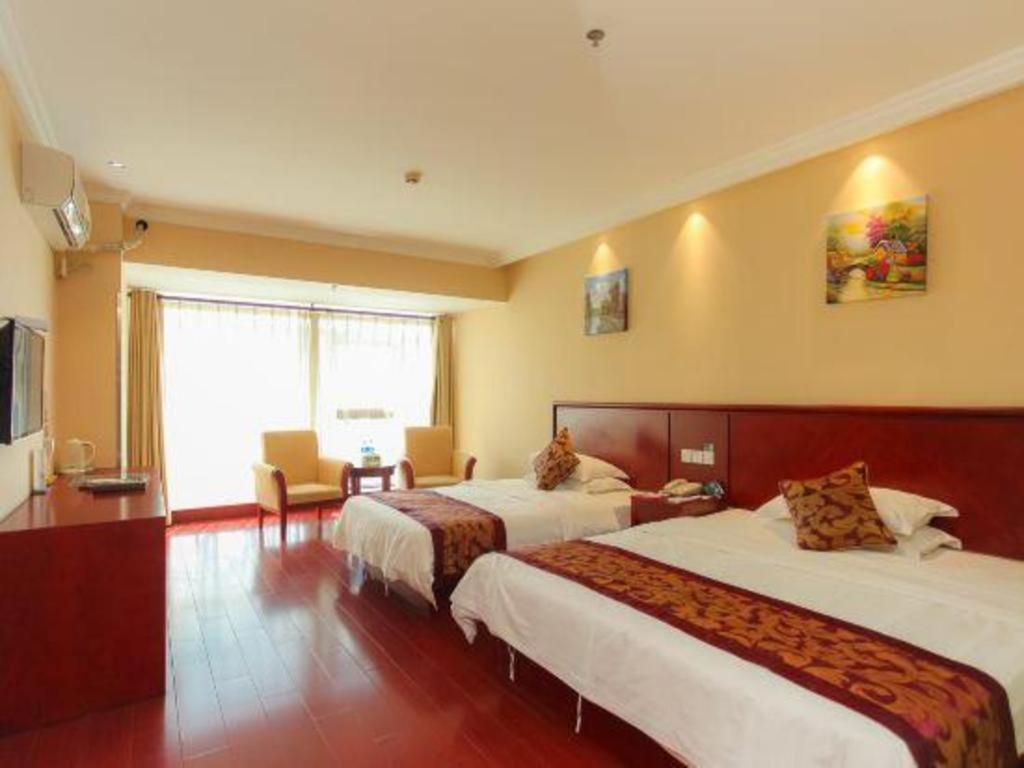 Greentree Inn Jiangsu Nantong Qidong Bus Station Express Hotel Hexingzhen Eksteriør billede