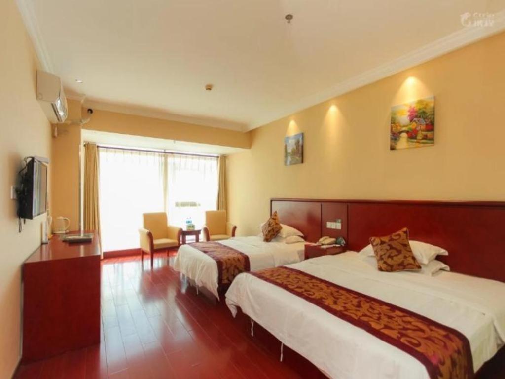 Greentree Inn Jiangsu Nantong Qidong Bus Station Express Hotel Hexingzhen Eksteriør billede