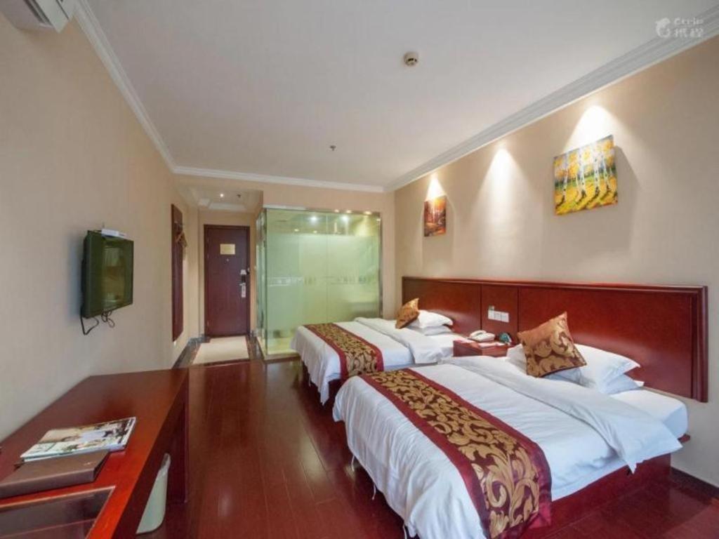 Greentree Inn Jiangsu Nantong Qidong Bus Station Express Hotel Hexingzhen Eksteriør billede