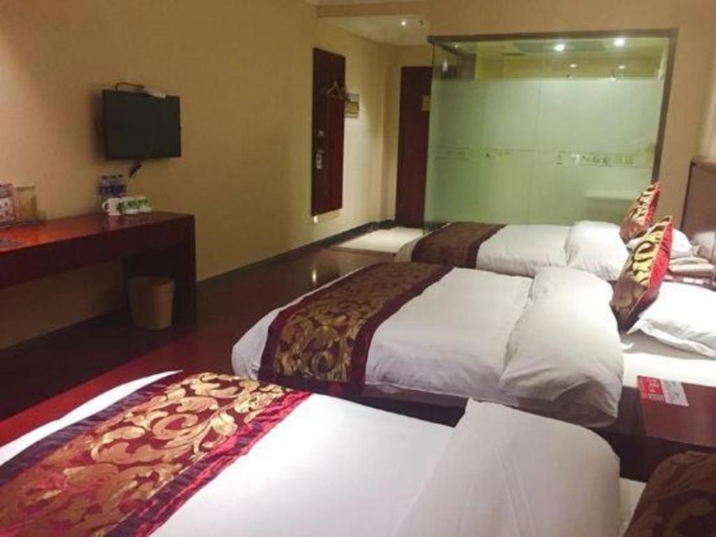 Greentree Inn Jiangsu Nantong Qidong Bus Station Express Hotel Hexingzhen Eksteriør billede